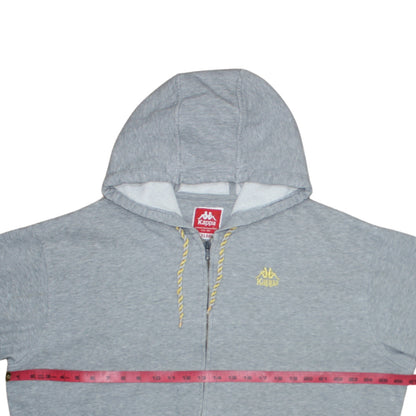 Kappa Men's Grey 3XL Full Zip Hoodie Sweatshirt