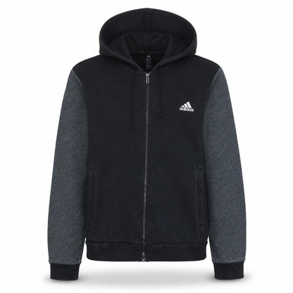 Adidas Men's Black Full Zip Hoodie Small Regular Fit