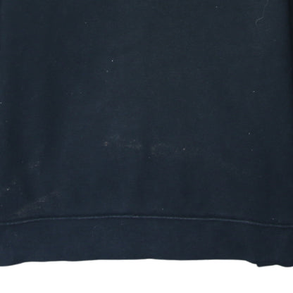 Nike Men's Black Small Crew Neck Pullover Logo Sweatshirt