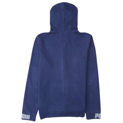 Puma Boys Navy Blue Full Zip Hoodie XL 13-14 Years Hooded Sweatshirt