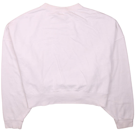 Nike Women’s White Crew Neck Pullover Sweatshirt Size L