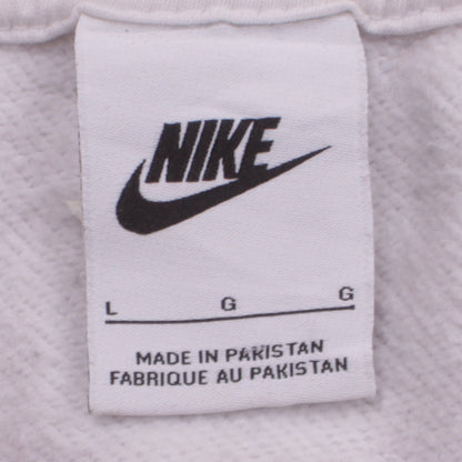 Nike Women’s White Crew Neck Pullover Sweatshirt Size L