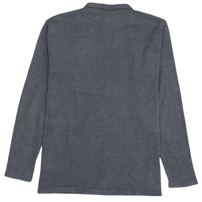Fersten Worldwide Womens Grey V-Neck Long Sleeve Pullover Jumper XL