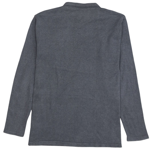 Fersten Worldwide Womens Grey V-Neck Long Sleeve Pullover Jumper XL