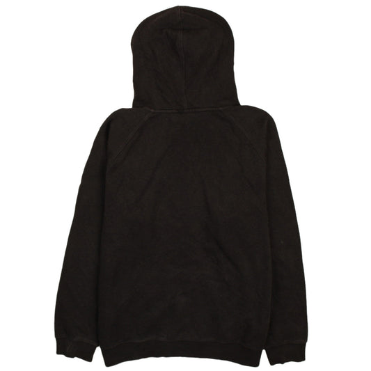 Under Armour Mens Black Loose Fit Pullover Hoodie Size S CENTURY Print