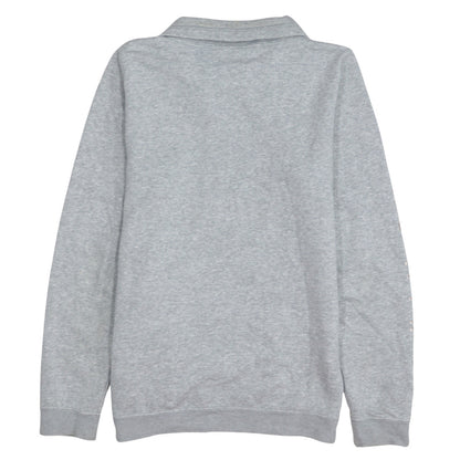 Nike Air Women's Grey 1/4 Zip Pullover Sweatshirt XS