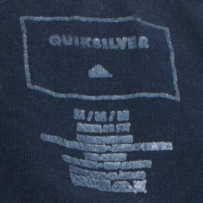 Quiksilver Men's Blue Short Sleeve Cotton Graphic T-Shirt M