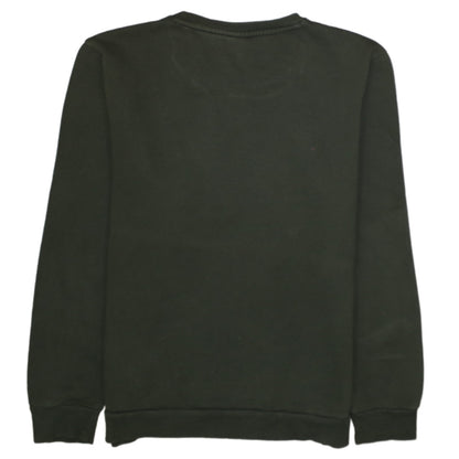 Puma Men's Green Small Crew Neck Pullover Sweatshirt