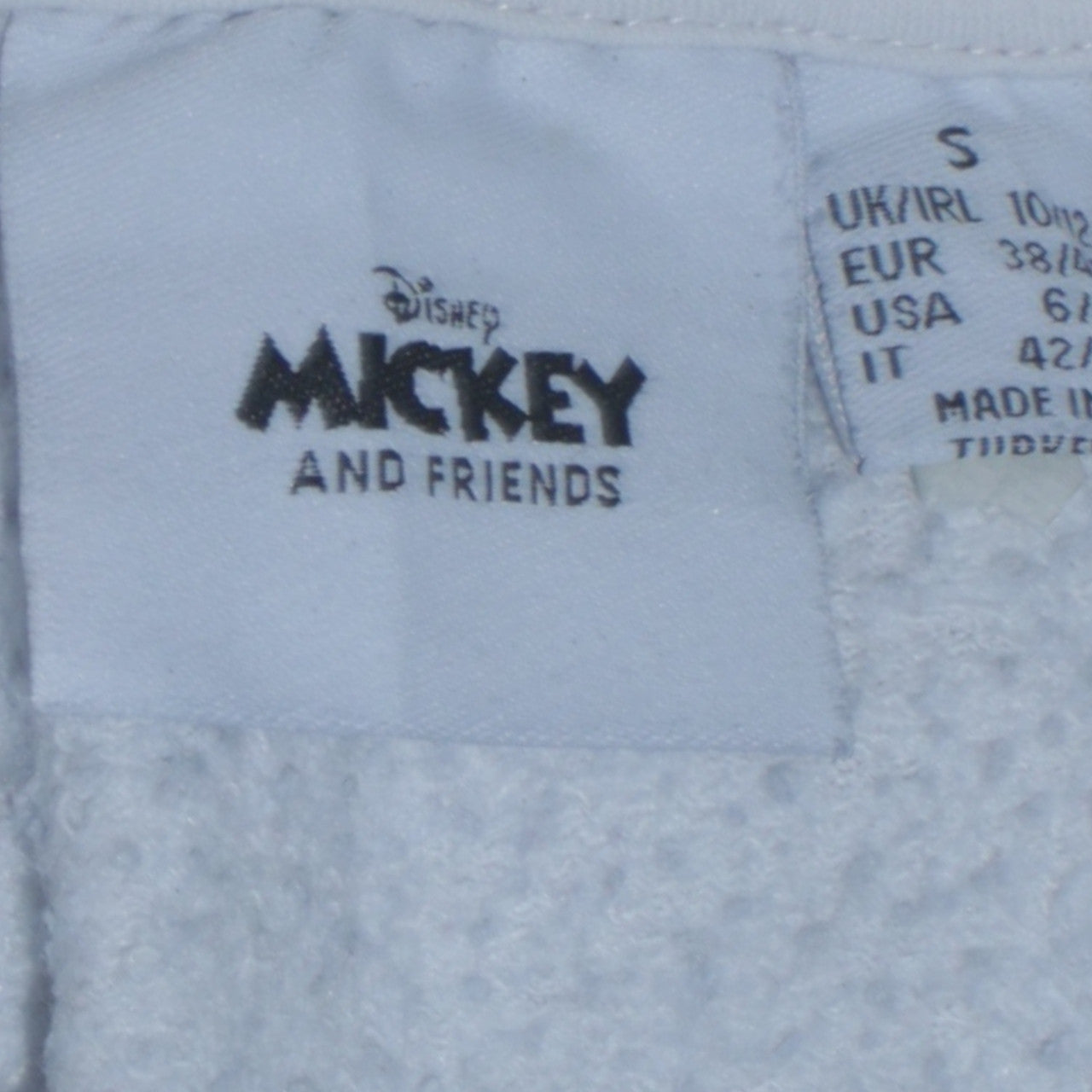 Disney Mickey And Friends White Donald Duck Unisex Hoodie Small