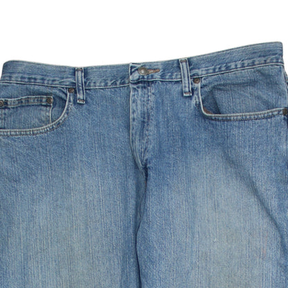Wrangler Men's Blue Relaxed Straight 38x30 Denim Jeans