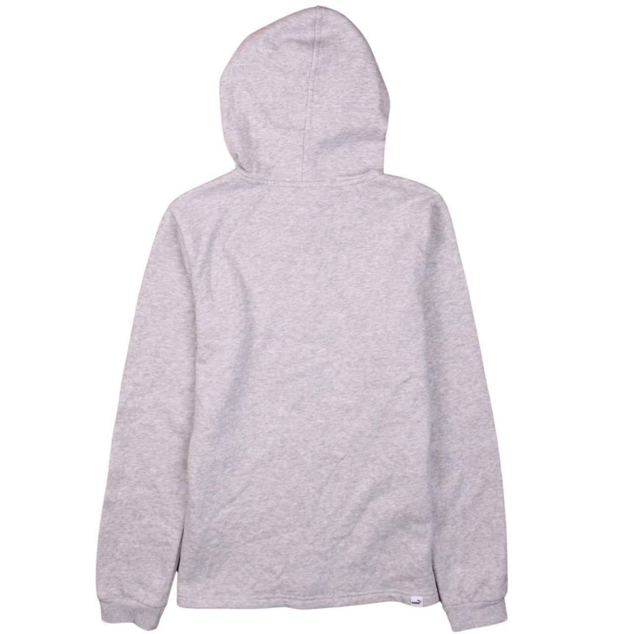 Puma Girls Grey Full Zip Hoodie 13-14 Years Logo Hooded Sports Sweatshirt