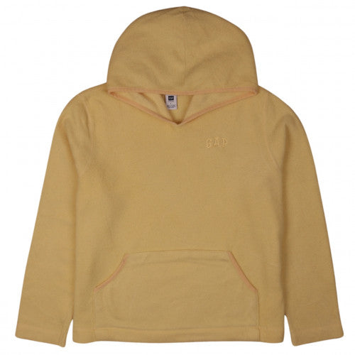 Gap Women Beige Pullover Hoodie Fleece Lined Size L