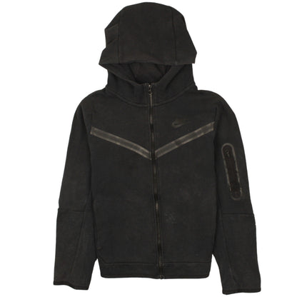Nike Boys Black Full Zip Hoodie L 147-158cm Standard Fit Sweatshirt