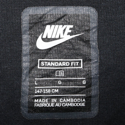 Nike Boys Black Full Zip Hoodie L 147-158cm Standard Fit Sweatshirt