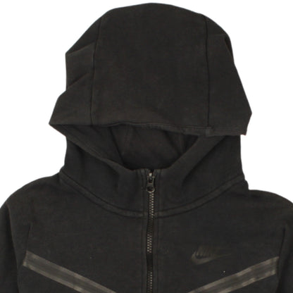 Nike Boys Black Full Zip Hoodie L 147-158cm Standard Fit Sweatshirt