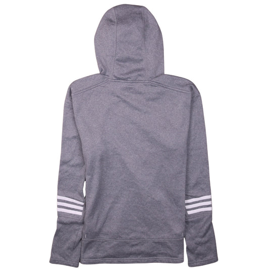 Adidas Womens Grey Pullover Hoodie Small Athletic Casual
