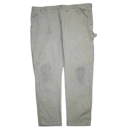 Wrangler Men's Beige Carpenter Workwear Trousers Size 44x32
