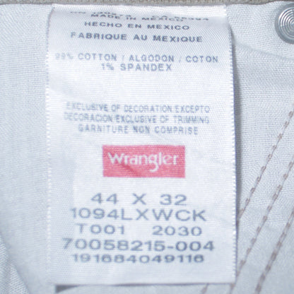 Wrangler Men's Beige Carpenter Workwear Trousers Size 44x32