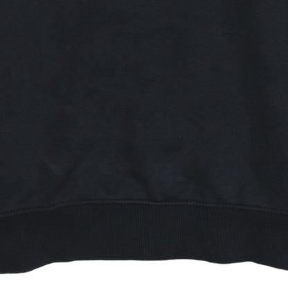 Calvin Klein Men's Black Small 1/4 Zip Collared Fleece Sweatshirt