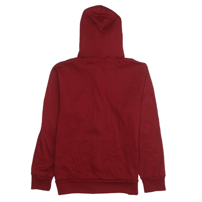 Lee Cooper Men's Red Full Zip Hoodie Size L Regular Fit