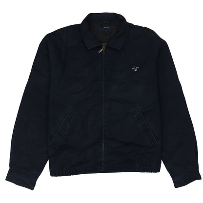 GANT Men's Blue Cotton Bomber Jacket XL Classic Full Zip