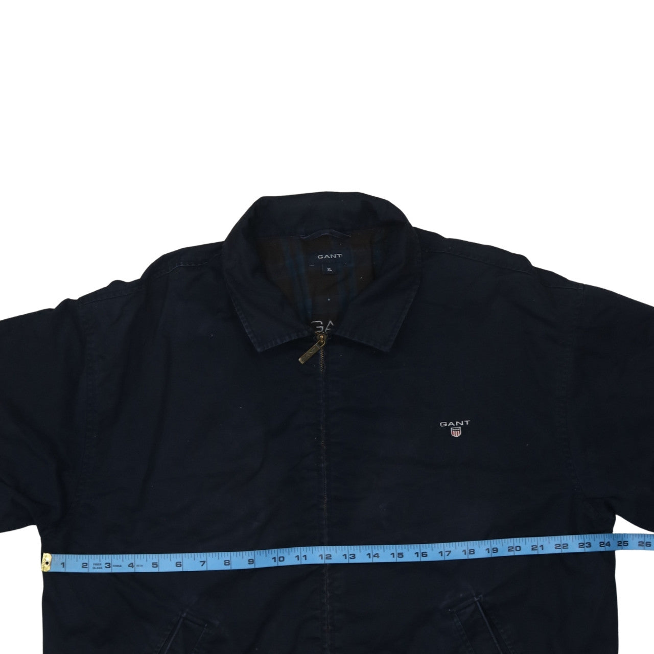 GANT Men's Blue Cotton Bomber Jacket XL Classic Full Zip
