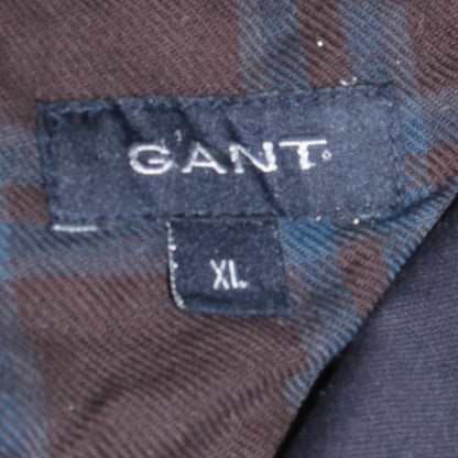 GANT Men's Blue Cotton Bomber Jacket XL Classic Full Zip