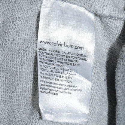 Calvin Klein Jeans Men's Grey Logo Crew Neck Sweatshirt M