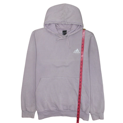 adidas Women’s Purple Pullover Hoodie Size L Fleece Casual Sportswear