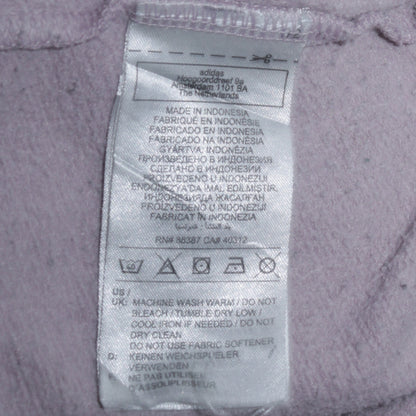 adidas Women’s Purple Pullover Hoodie Size L Fleece Casual Sportswear