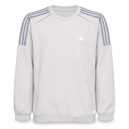 Adidas Men's White Crew Neck Long Sleeve Sports Sweatshirt Size M