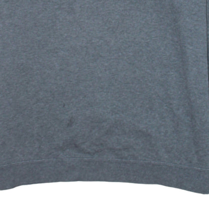 Nike Men Grey Crew Neck Logo Pullover Sweatshirt Size M