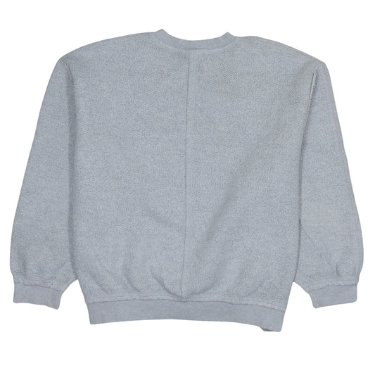 Adidas Women Grey Crew Neck Pullover Sweatshirt Size 12