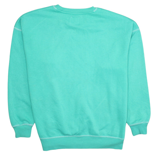 Disney 100 at Primark Women's Green Mickey & Pluto Sweatshirt 2XS