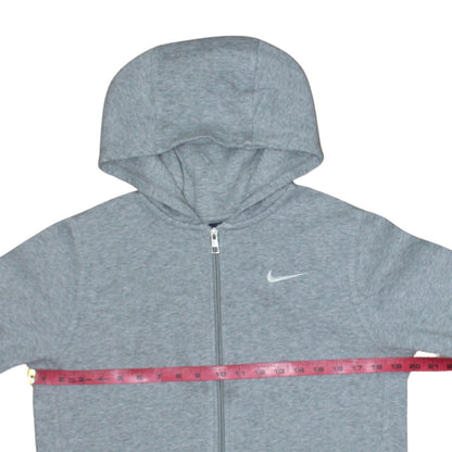 Nike Boys Grey Full Zip Hoodie XL 13-15 Years Hooded Sweatshirt