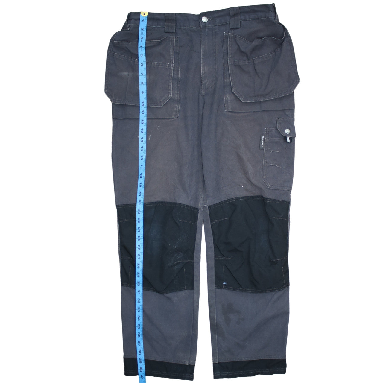 Dickies Men's Grey Eisenhower Cargo Work Trousers M 32in Waist