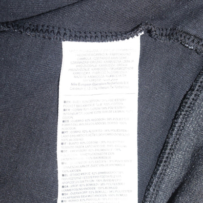 Nike Men's Grey Full Zip Hoodie XL Cotton Blend Lightweight