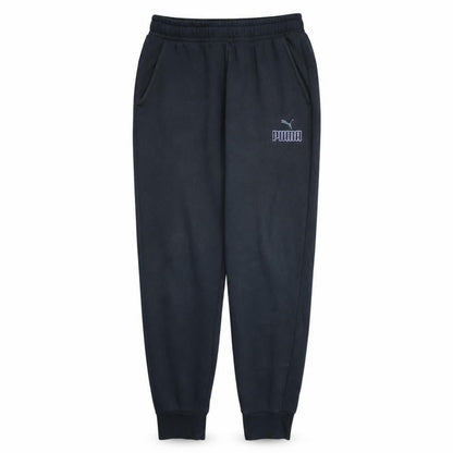 Puma Men's Black Jogger Trousers Size M Regular Fit Fleece