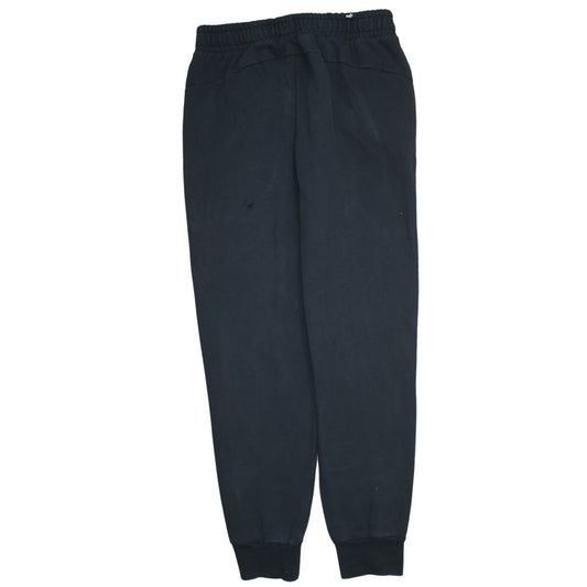 Puma Men's Black Jogger Trousers Size M Regular Fit Fleece