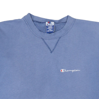 Champion Men's Blue XL Pullover Crew Neck Sweatshirt