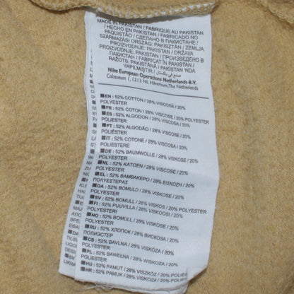 Nike Men's Beige Crew Neck Regular Fit Sweatshirt Size S