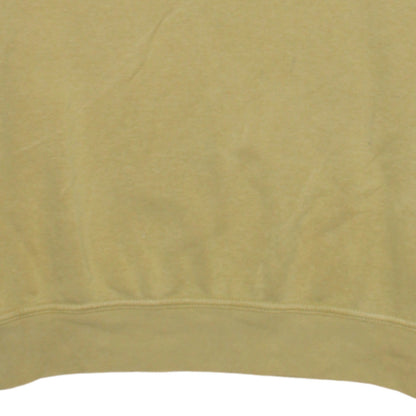 Nike Men's Beige Crew Neck Regular Fit Sweatshirt Size S