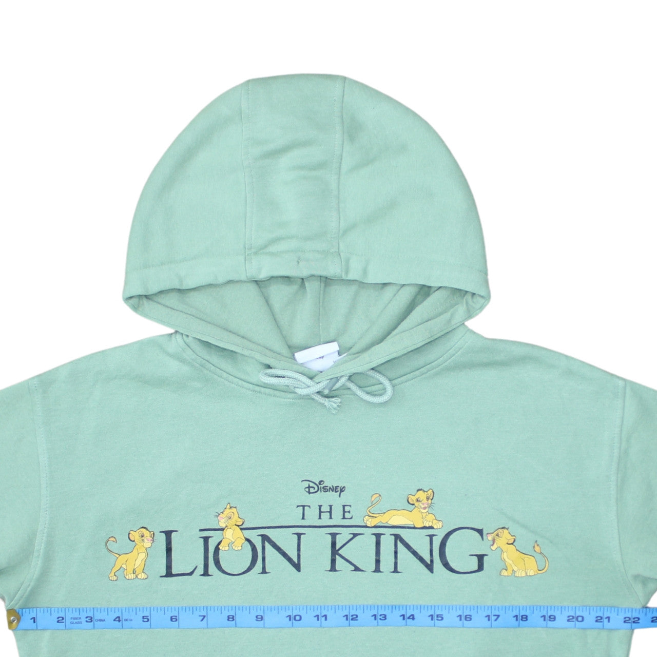 Disney Womens Green The Lion King Pullover Hoodie Size M 12/14