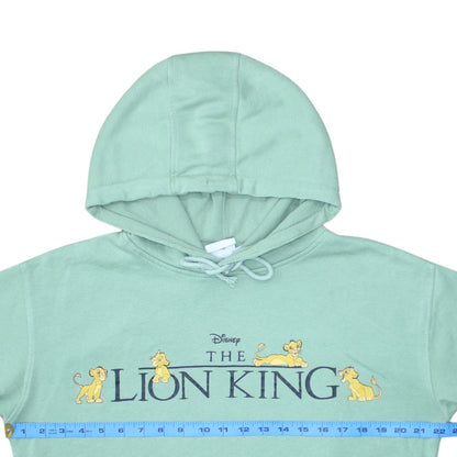 Disney Womens Green The Lion King Pullover Hoodie Size M 12/14