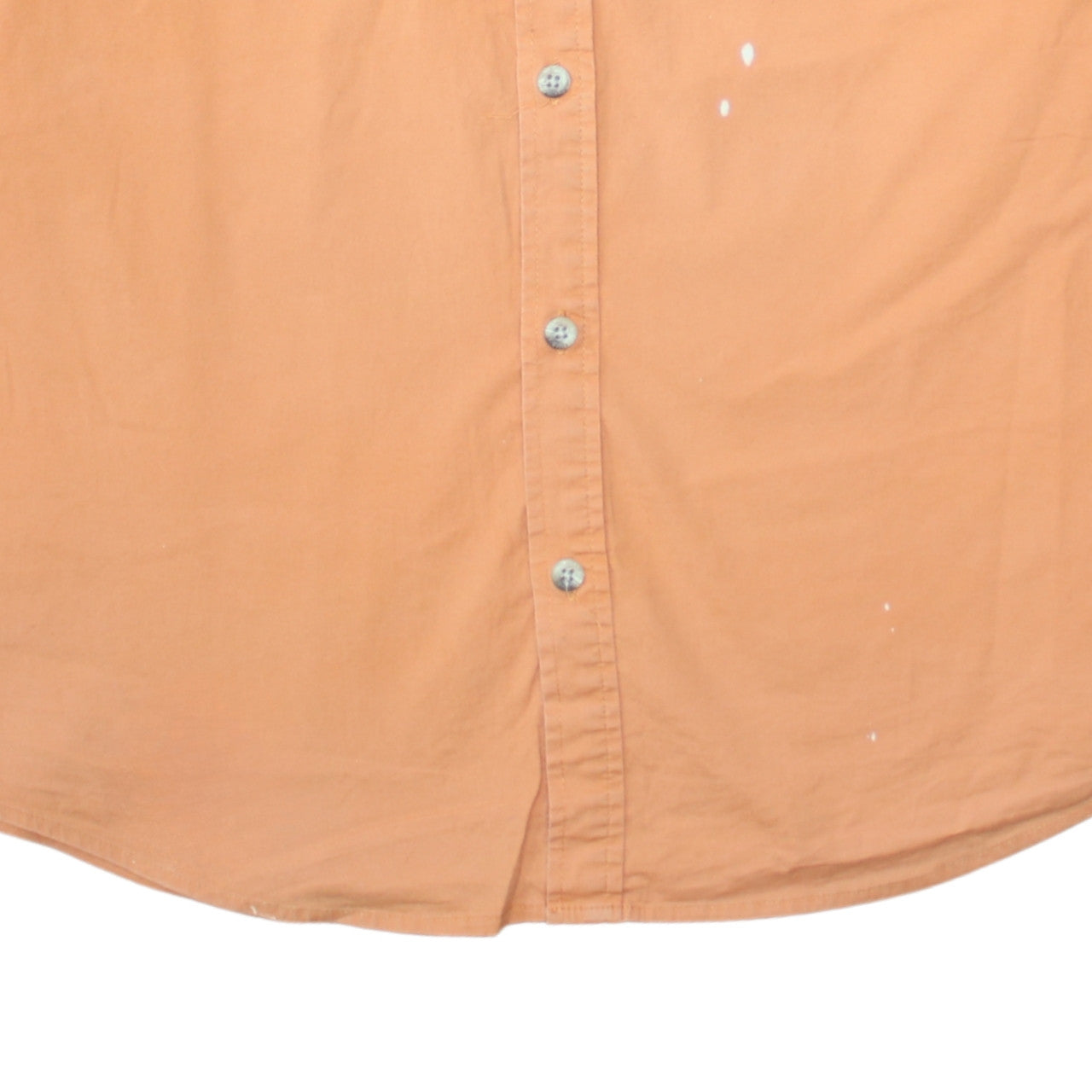 Columbia Men's Orange Short Sleeve Button-Up Outdoor Shirt L