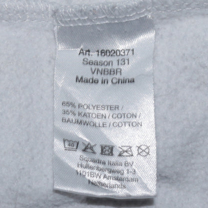 Lotto Men's White Full Zip Hoodie Size L Sports Fleece Sweatshirt