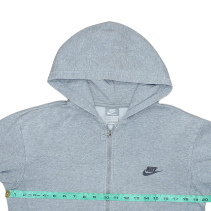 Nike Teens Grey Full Zip Hoodie Sweatshirt L 12/13 Years