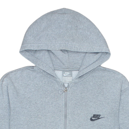 Nike Teens Grey Full Zip Hoodie Sweatshirt L 12/13 Years