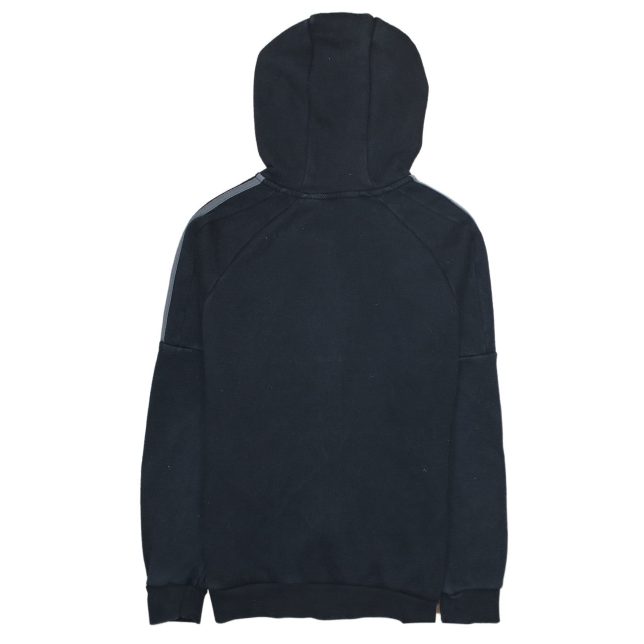 adidas Boys Black Full Zip Hoodie 14 Years Fleece Lined Sportswear