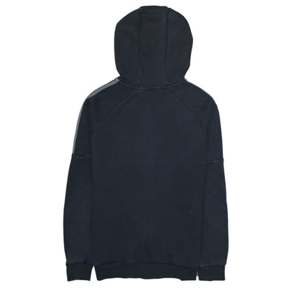 adidas Boys Black Full Zip Hoodie 14 Years Fleece Lined Sportswear